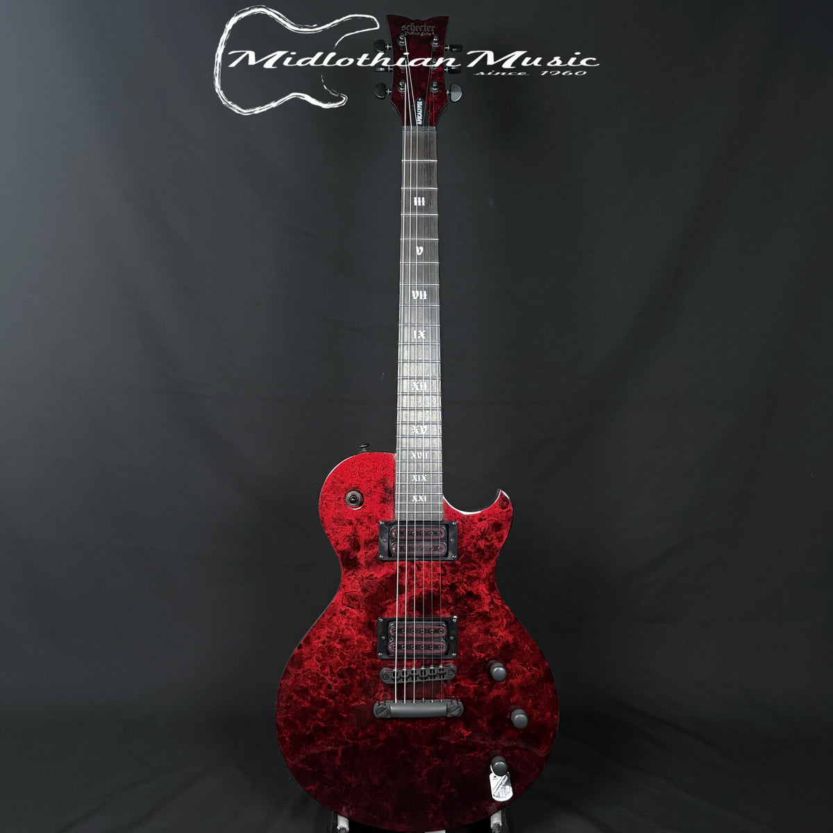 Schecter - Solo-II Apocalypse - 6-String Electric Guitar - Red Reign G