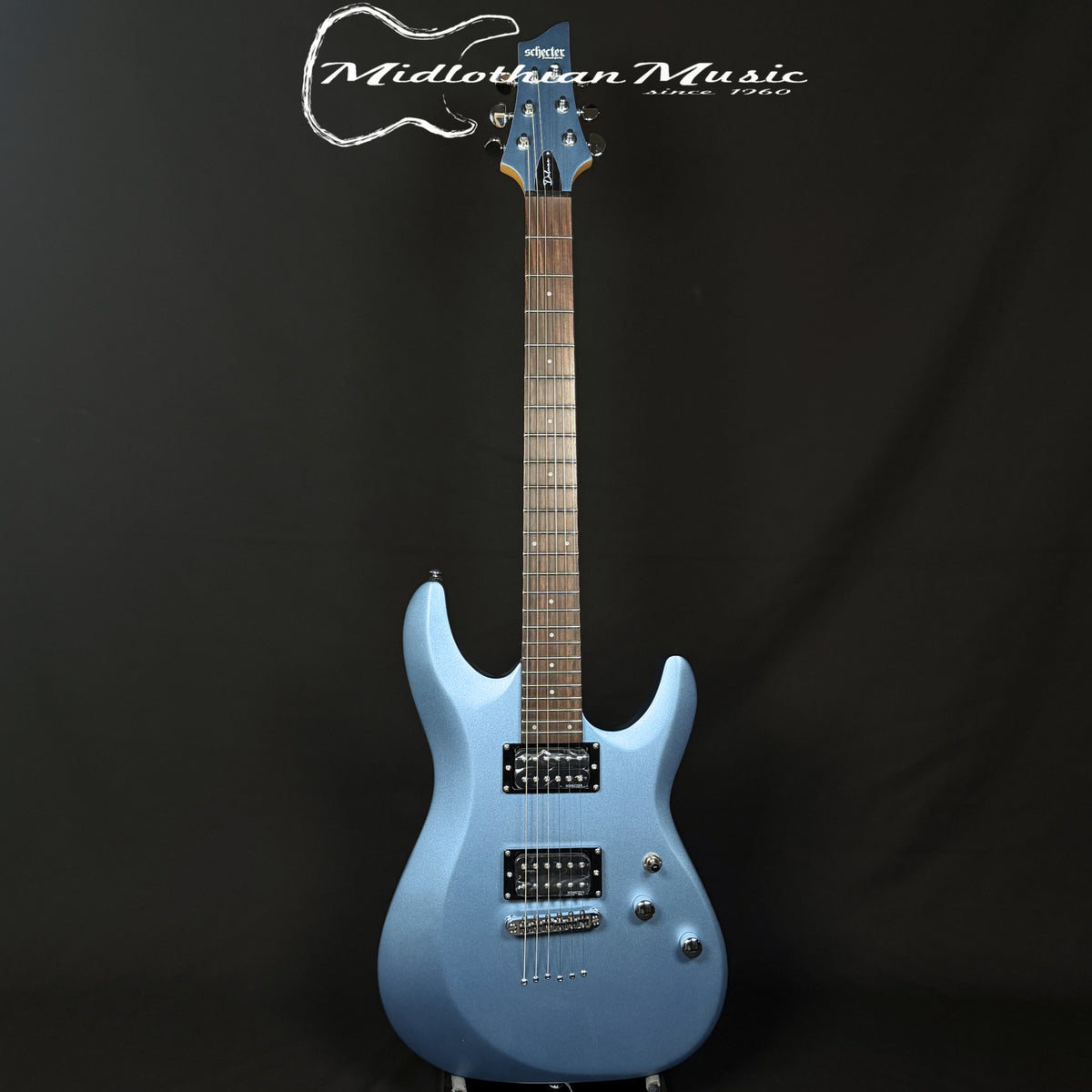 Schecter C-6 Deluxe - 6-String Electric Guitar - Satin Metallic Light
