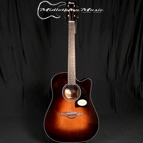 Ibanez AW400CE - Artwood Series - Acoustic/Electric Guitar - Tobacco Brown Sunburst