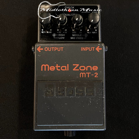 Boss - MT-2 Metal Zone - Distortion Effects Pedal w/Original Box USED