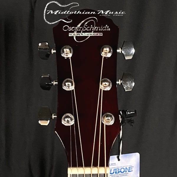 Oscar Schmidt By Washburn - OG2NLH - 6-String Left Handed Acoustic Guitar - Natural Gloss Finish