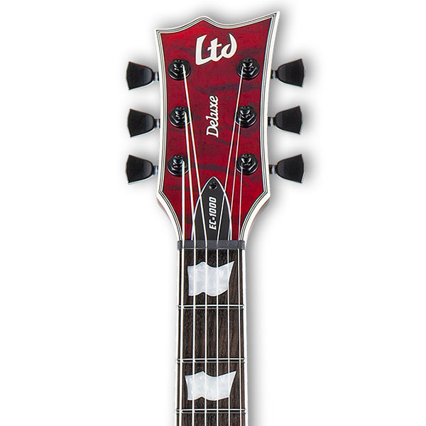ESP LTD EC-1000 Electric Guitar - Transparent Black Cherry Gloss Finish