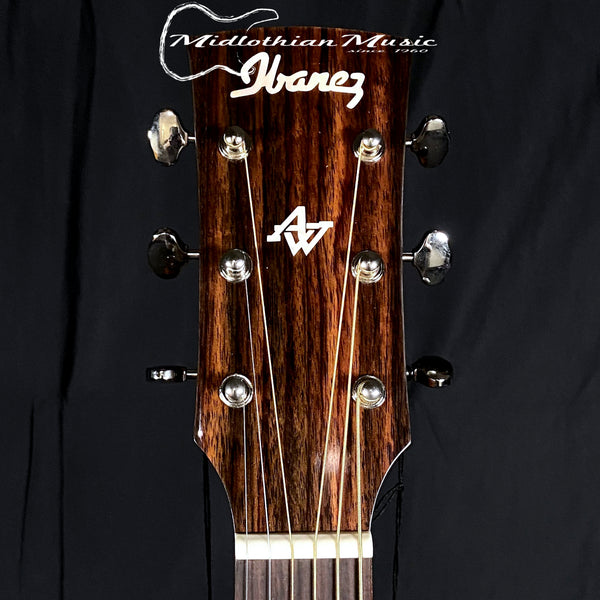 Ibanez - AW400LNT Artwood - Solid Top Dreadnought Left-Handed Acoustic Guitar - Natural Gloss Finish