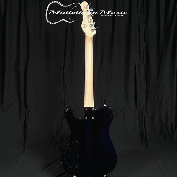 G&L Tribute ASAT Deluxe w/Carved Top - Bright Blue Burst Gloss Finish