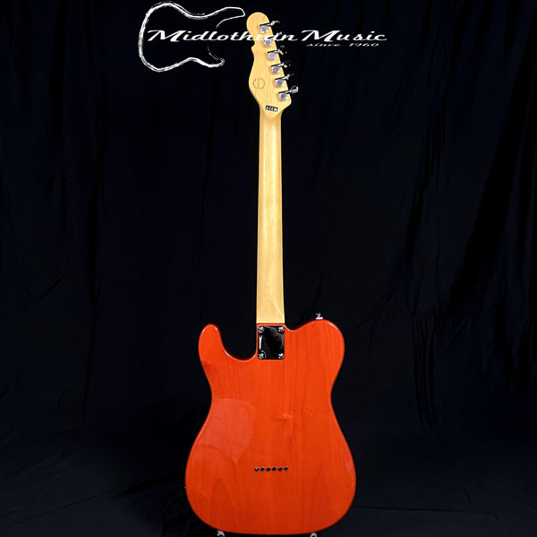 G&L Tribute ASAT Classic Bluesboy - Semi-Hollow Electric Guitar - Clear Orange Gloss Finish