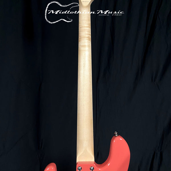Lakland USA 44-60 Custom Jazz Bass - 4-String - Coral Gloss Finish w/Case DISCOUNTED