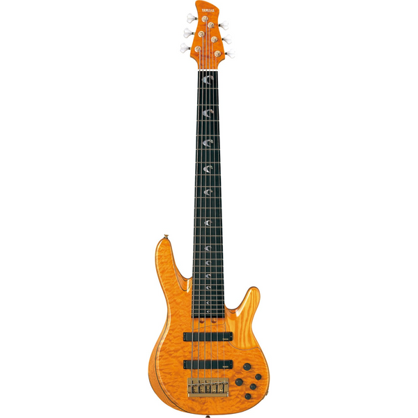 Yamaha John Patitucci TRB Signature Bass Guitar - Amber Gloss Finish - 6-String Bass