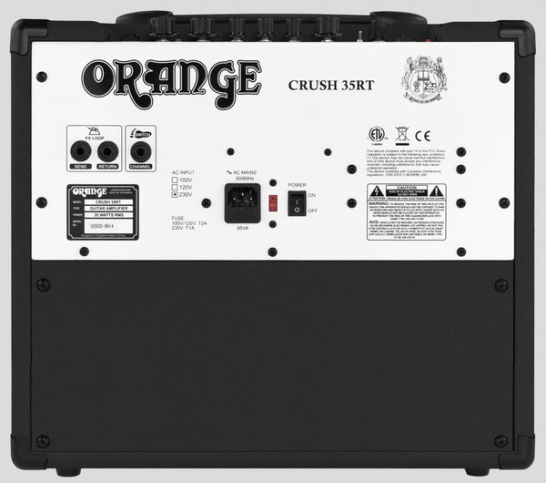 Orange Crush 35RT - 35W 1x10" Guitar Combo Amplifier - Black Finish