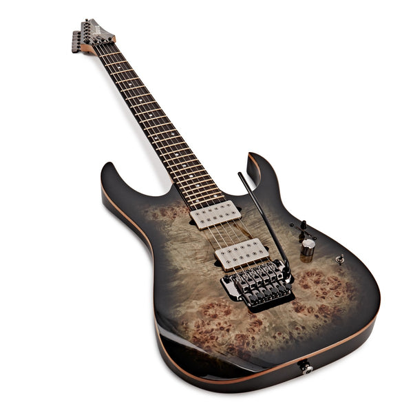 Ibanez Premium RG1120PBZ Electric Guitar - Charcoal Black Burst w/Gig Bag