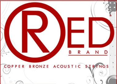 Red Brand - Copper Bronze Acoustic Strings - Light - 12-53 (1 Pack) (6-String Acoustic Guitar)