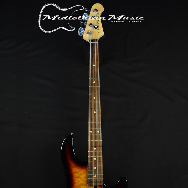 Lakland Skyline 44-02 Deluxe Bass Guitar - 3-Tone Sunburst Finish (121108669) @8.8lbs