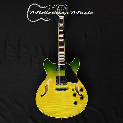Ibanez Artcore AS73FM Semi-Hollow Guitar - Green Valley Gradiation Finish NEW! Discounted!