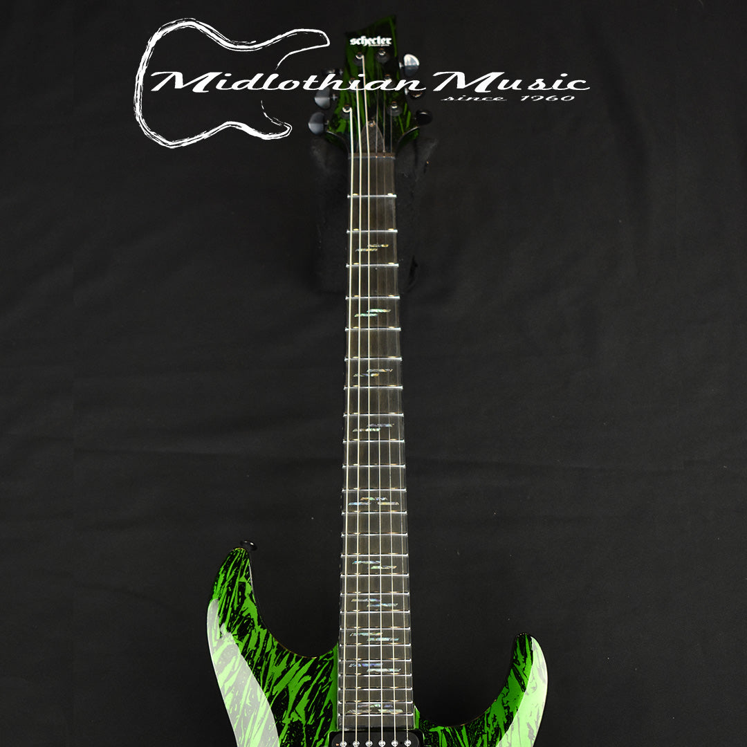 Schecter C-1 Silver Mountain - Electric Guitar - Toxic Venom Gloss Fin