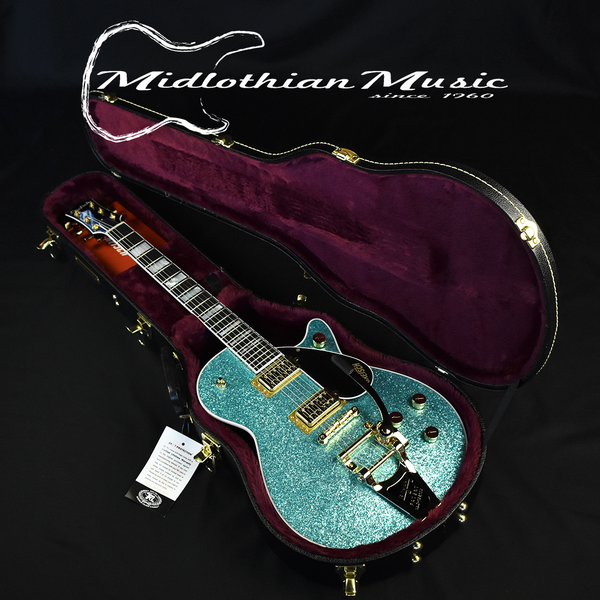 Gretsch G6229TG Limited Edition Players Edition Sparkle Jet BT w/Bigsby + Case - Ocean Turquoise Sparkle