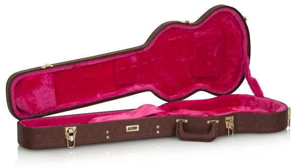 Gator Cases GW-SG-BROWN - Deluxe Wood Series Gibson SG Guitar Case