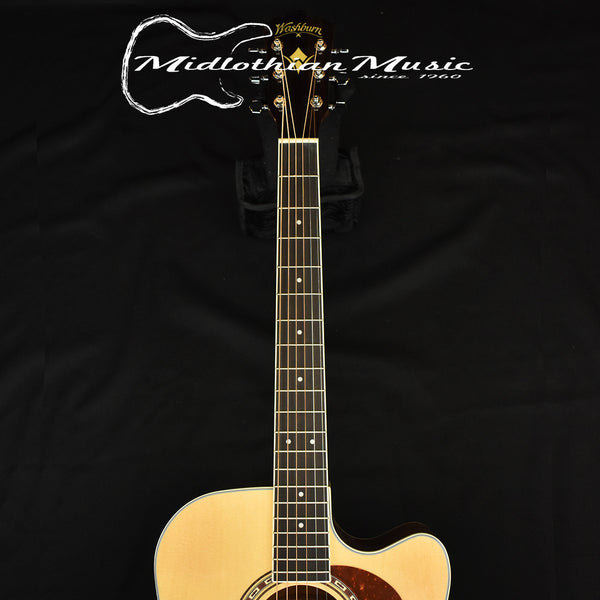 Washburn HD10SCE-0 Heritage Series Dreadnought 6 String Acoustic Electric Guitar