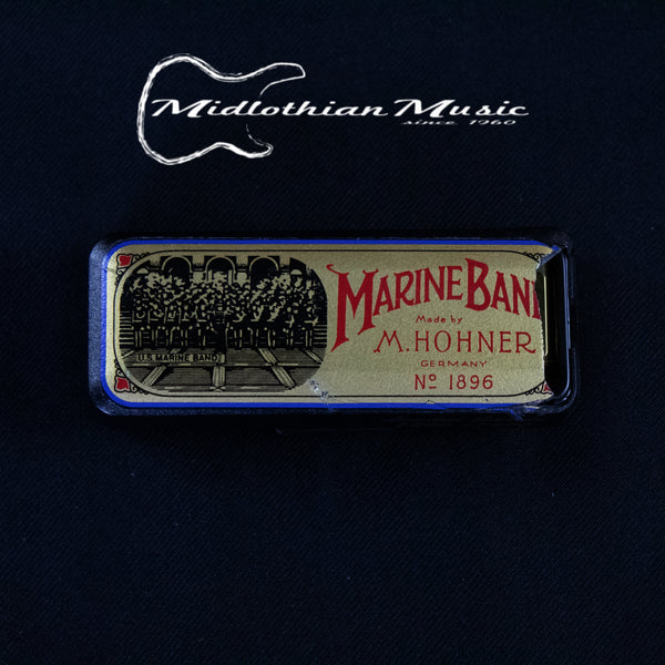 Hohner Marine Band 1896 - Limited Edition 1896-1996 Harmonica - Gold Finish - Key Of C USED