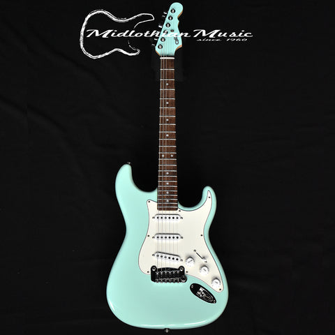 G&L USA Legacy - 6-String Electric Guitar - Surf Green Gloss Finish w/Case