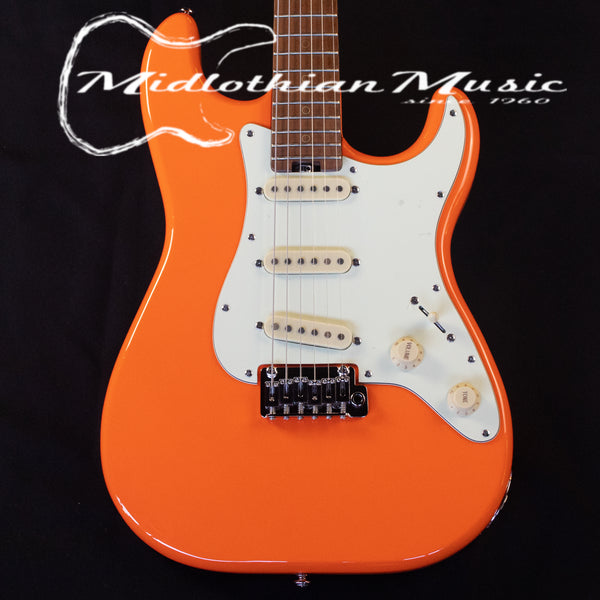 Schecter - Nick Johnston Traditional SSS Electric Guitar - Atomic Orange Finish
