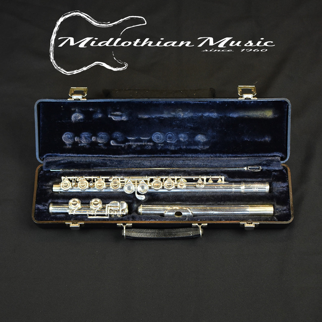 Artley 180 Silver Plated Flute USA Model 650210 Refurbished/Used