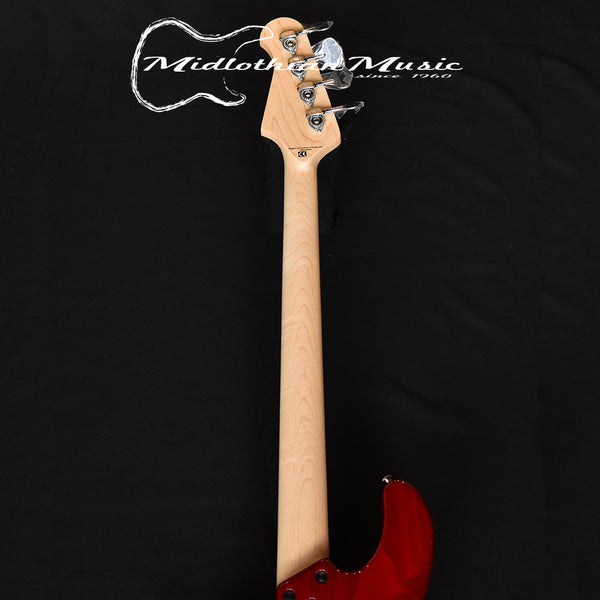 Lakland Skyline 44-02 - 4-String Deluxe Bass Guitar - Cherry Burst Gloss Finish (210619389) @9lbs