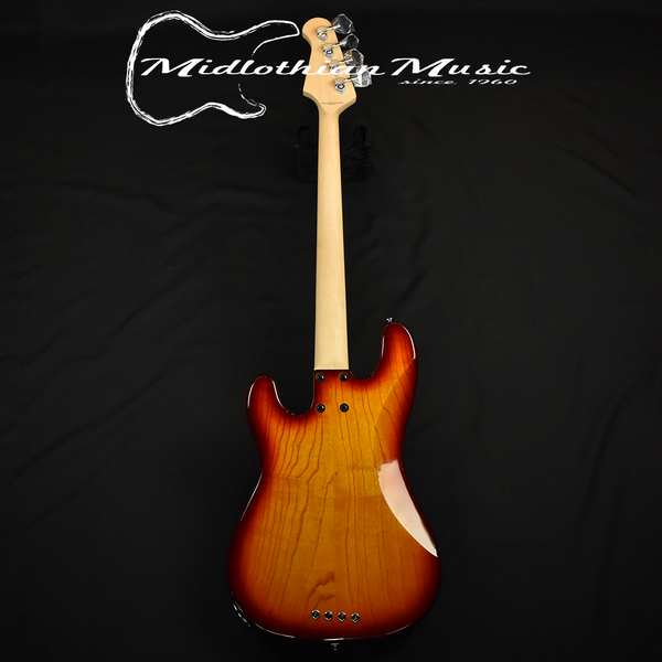Lakland Skyline 44-64 Deluxe PJ Bass Guitar - Honeyburst Finish (220612165) @10.2lbs
