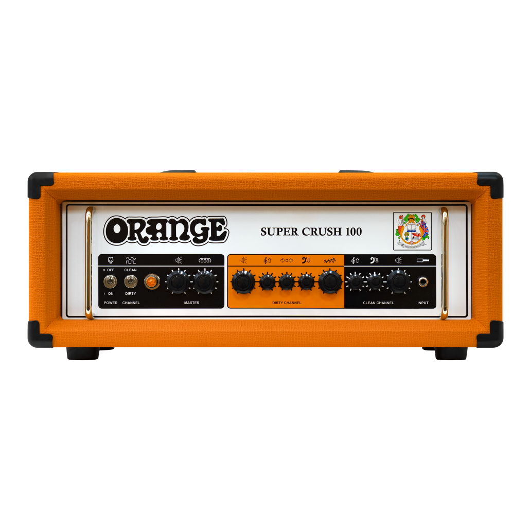 Orange Super Crush 100 - 100W Amplifier Head (Solid State) - Orange Finish