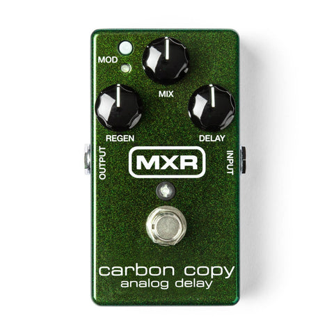 MXR M169 Carbon Copy Analog Delay Pedal - Green Sparkle Finish