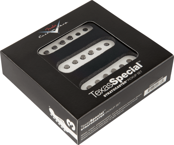 Fender Custom Shop Texas Special Stratocaster Pickup Set (Neck, Middle, Bridge) #09922111000 - White Covers
