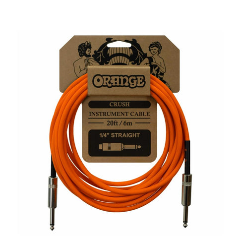 Orange Crush - CA036 - Straight To Straight Instrument Cable - 20 Foot