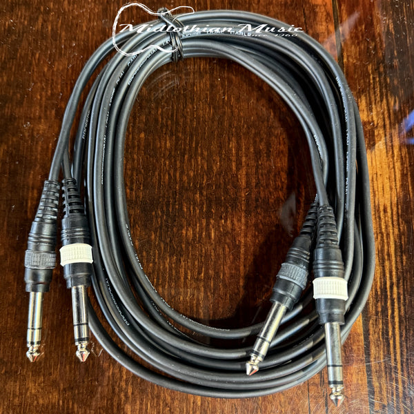 Un-Branded - Dual 1/4" TRS Male To Dual 1/4" TRS - Male Stereo Audio Cable - 10FT