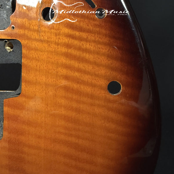Guitar Body - For DIY Projects - Sunburst Finish w/Flame Top USED