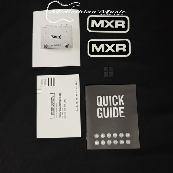 MXR M196 A/B Box Signal Switcher Pedal - Silver Finish w/Original Box & Paperwork USED