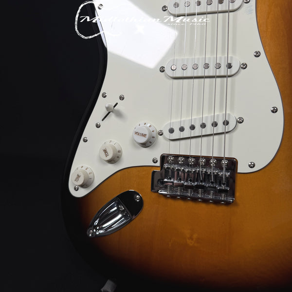 Fender - Squier Affinity Stratocaster - Left-Handed Electric Guitar - 3 Tone Sunburst Gloss USED