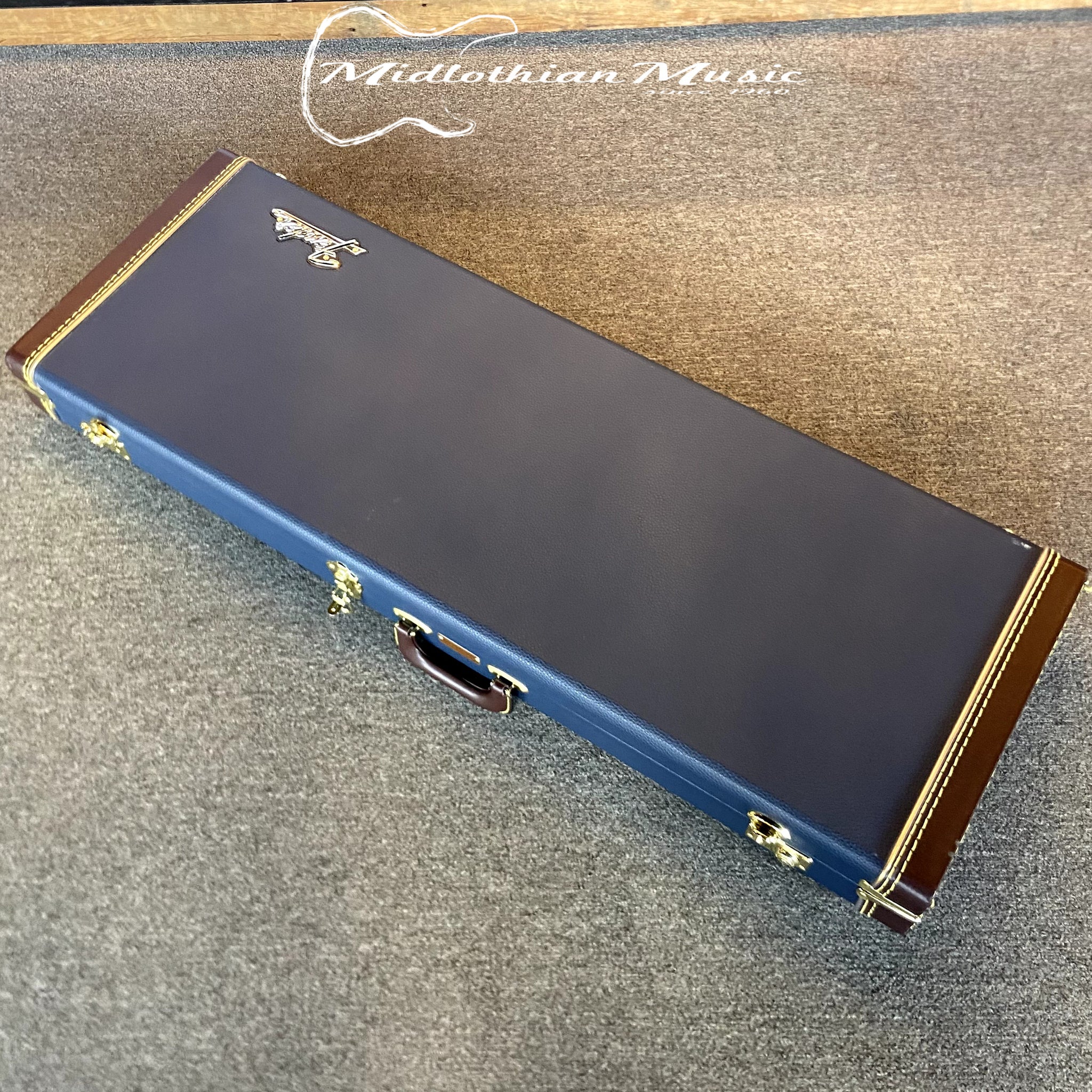 Fender USA 2004 Stratocaster Standard HSS - Black Finish w/Blue Fender