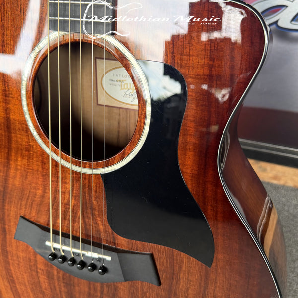 Taylor - 2018 224ce-K DLX - Hawaiian Koa - Acoustic/Electric Guitar - w/Case USED