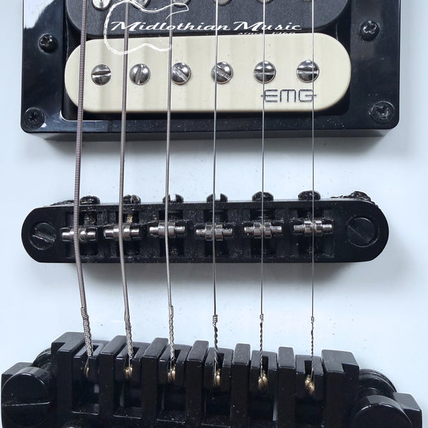 ESP - LTD - Eclipse EC-256 - 6-String Electric Guitar - Snow White w/Mods USED