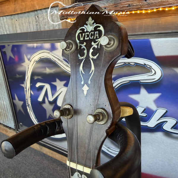 Vega Style M Tubaphone 1909 - 4-String Banjo w/Original Case & Accessories USED