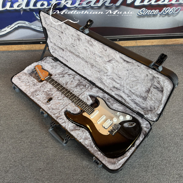 Fender American Ultra II Stratocaster HSS Electric Guitar - Texas Tea & Ebony Fingerboard w/Case USED