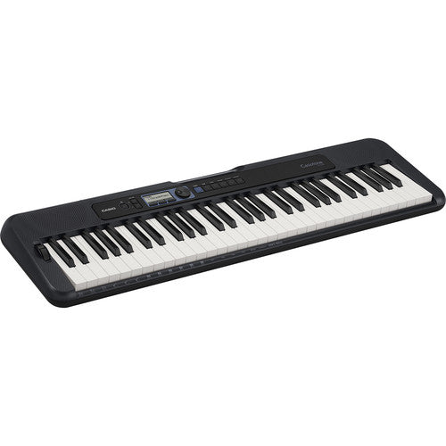 Casio - CT-S300 - 61-Key Touch-Sensitive Portable Keyboard - Black Finish