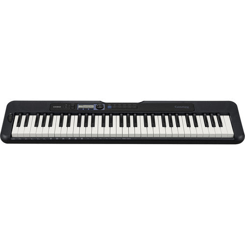 Casio - CT-S300 - 61-Key Touch-Sensitive Portable Keyboard - Black Finish