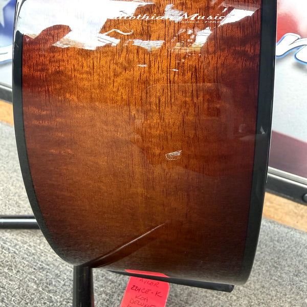 Taylor - 2018 224ce-K DLX - Hawaiian Koa - Acoustic/Electric Guitar - w/Case USED