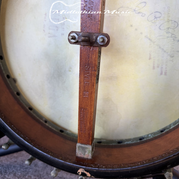 Vega Style M Tubaphone 1909 - 4-String Banjo w/Original Case & Accessories USED