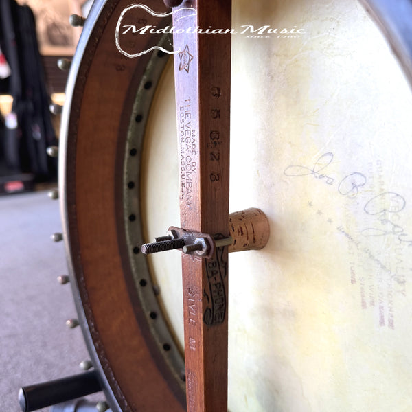 Vega Style M Tubaphone 1909 - 4-String Banjo w/Original Case & Accessories USED