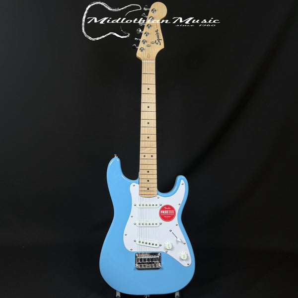 Fender - Squier Mini Stratocaster Electric Guitar - California Blue Gloss (New Color!)