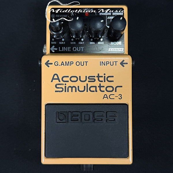 Boss AC-3 Acoustic Simulator Effect Pedal w/Original Box & Paperwork USED