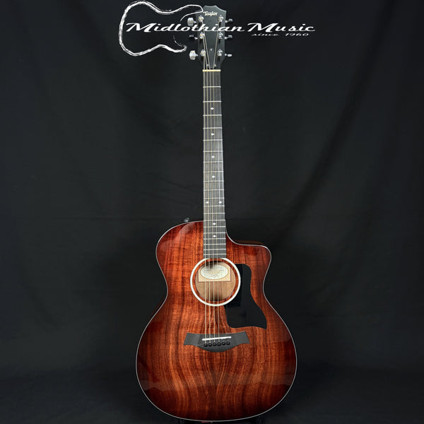 Taylor - 2018 224ce-K DLX - Hawaiian Koa - Acoustic/Electric Guitar - w/Case USED