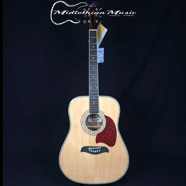 Oscar Schmidt - OG2 Dreadnought 6-String Acoustic Guitar - Natural Gloss Finish