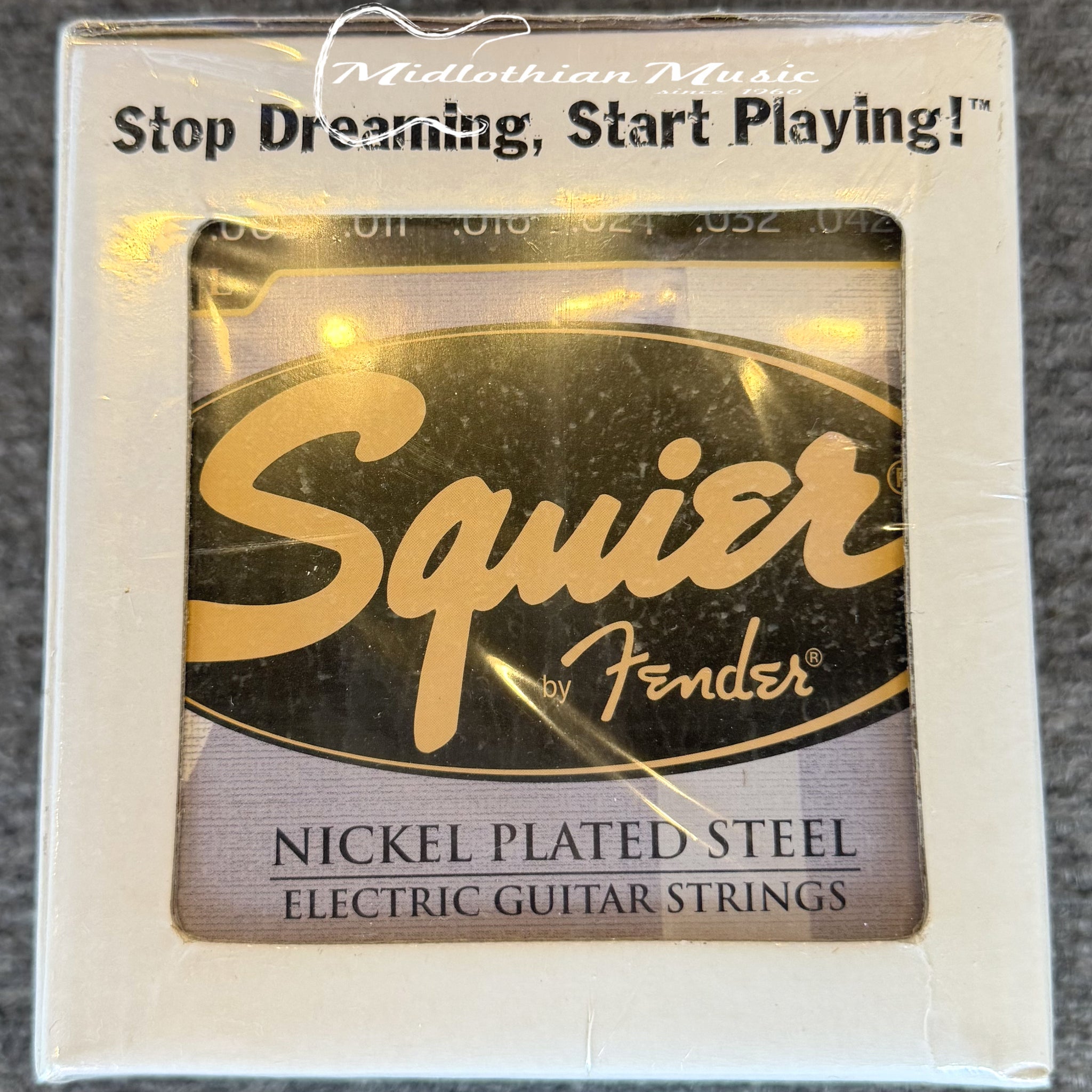 Squier - Fender .009/.042 Guitar Strings (Pack Of 12) - 1 Box