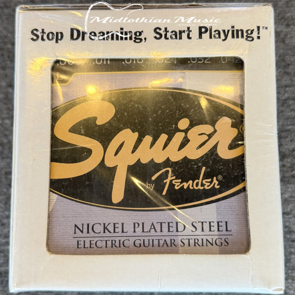 Squier - Fender .009/.042 Guitar Strings (Pack Of 12) - 1 Box